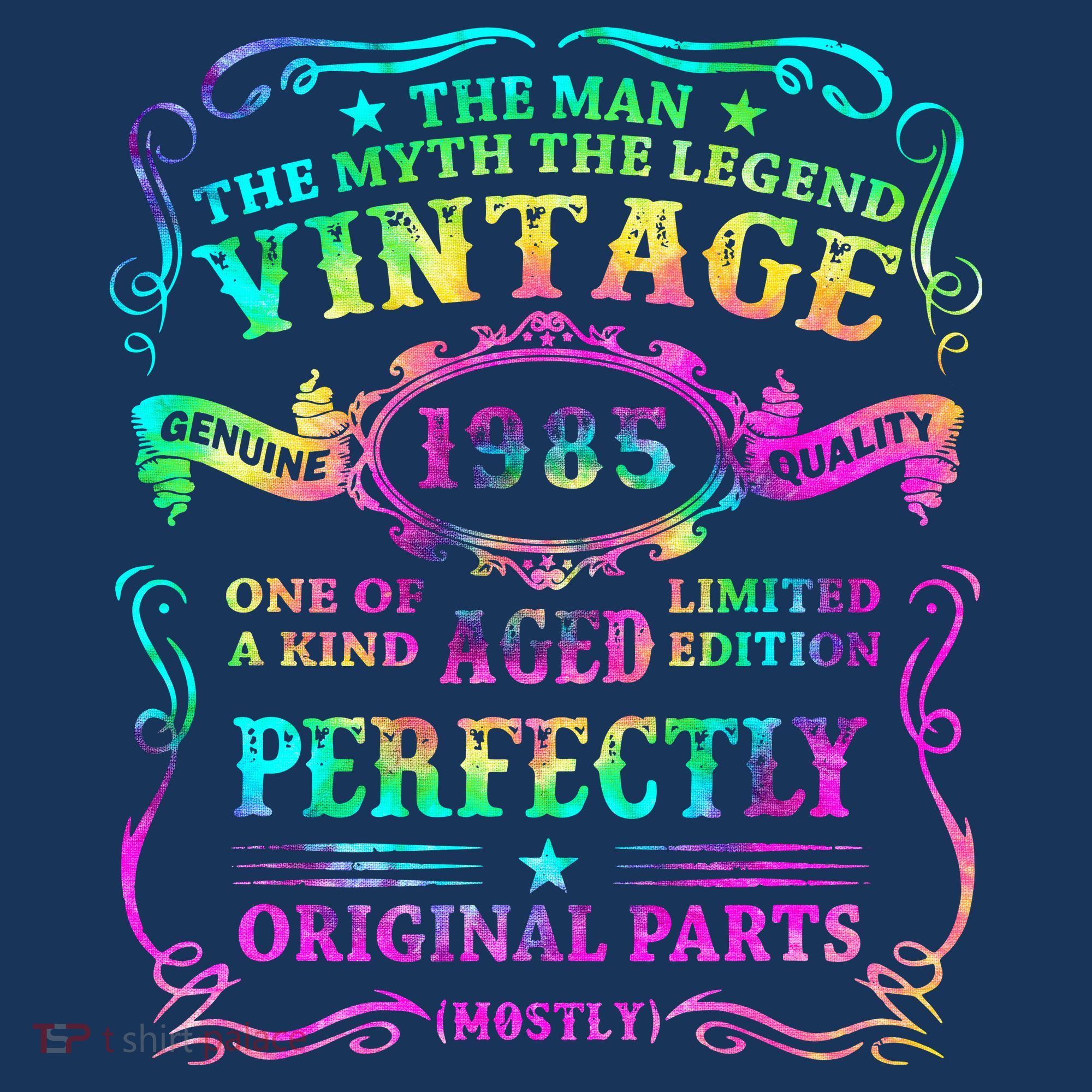 Birthday 1985 Gift Vintage 37 Birthday T-Shirt