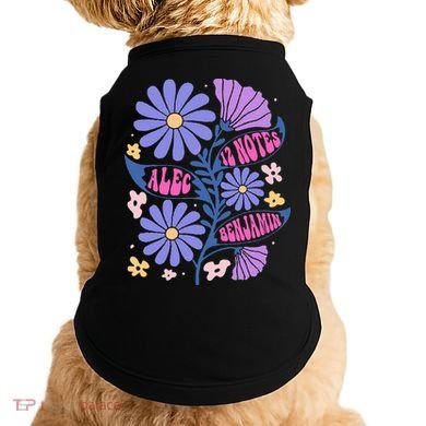 Benjamin 12 Notes Flower Art Alec Doggie Tank