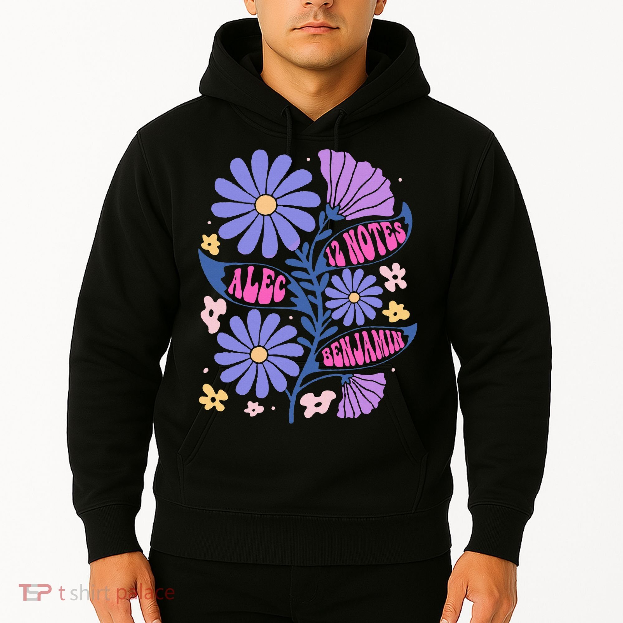 Benjamin 12 Notes Flower Art Alec Hoodie