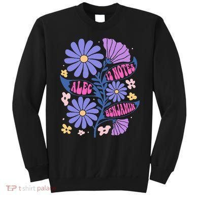 Benjamin 12 Notes Flower Art Alec Sweatshirt