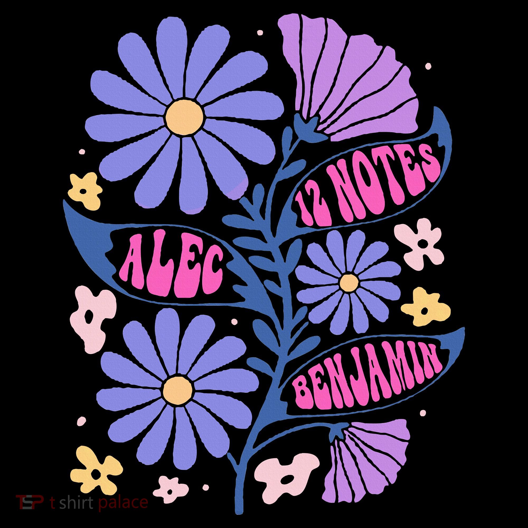 Benjamin 12 Notes Flower Art Alec Pajama Set
