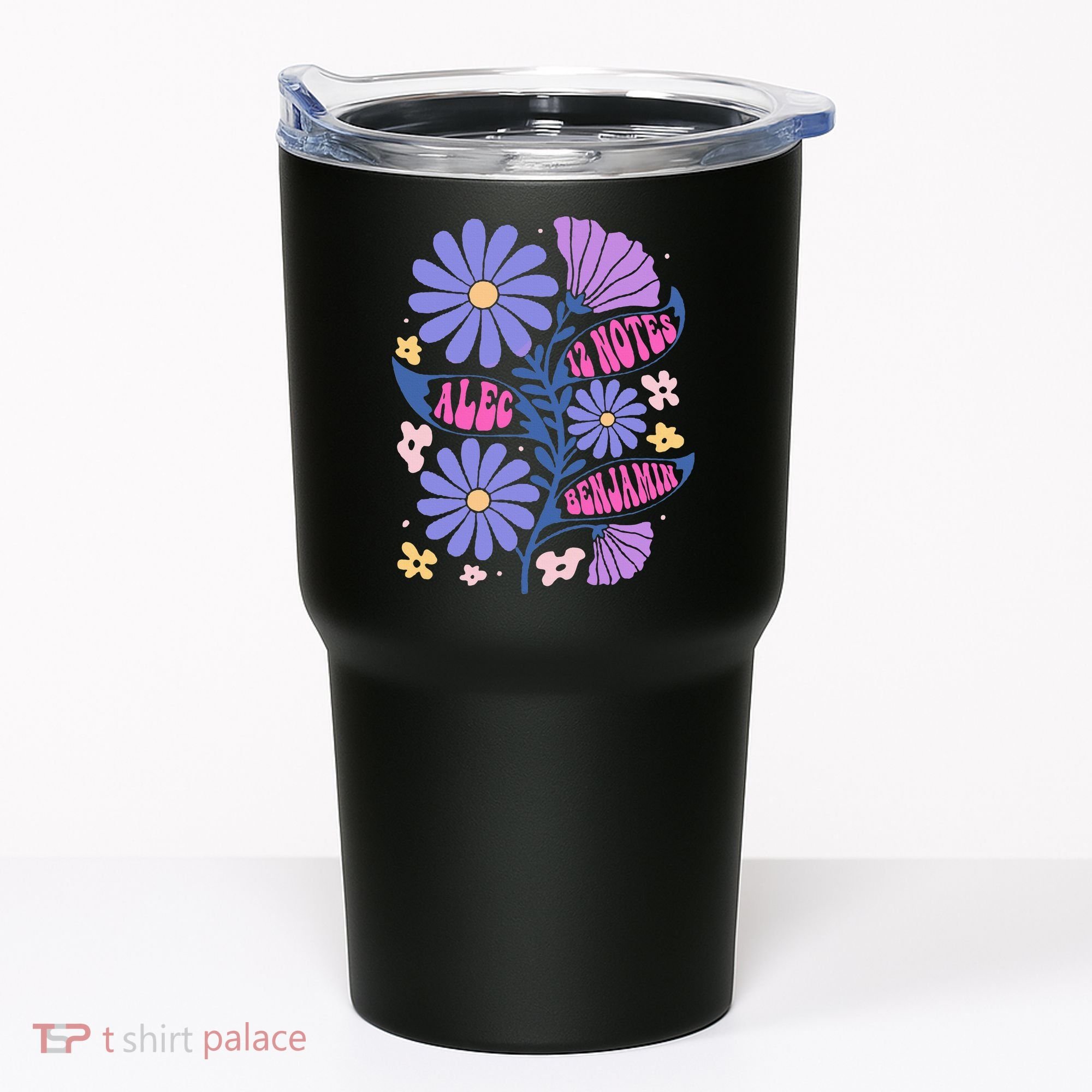 Benjamin 12 Notes Flower Art Alec Tumbler