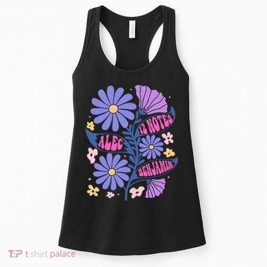 Benjamin 12 Notes Flower Art Alec Women's Tank Top