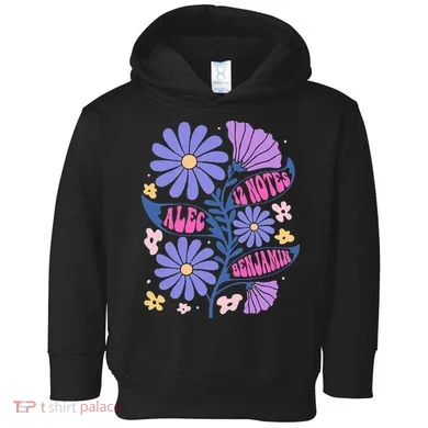 Benjamin 12 Notes Flower Art Alec Toddler Hoodie