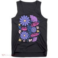 Benjamin 12 Notes Flower Art Alec Tank Top thumb 0