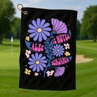 Benjamin 12 Notes Flower Art Alec Golf Towel thumb 1
