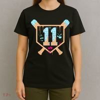 Baseball 11 Year Old Ice Cream Drip 11th Birthday Boy 11  T-Shirt thumb 4