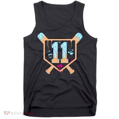 Baseball 11 Year Old Ice Cream Drip 11th Birthday Boy 11  Tank Top