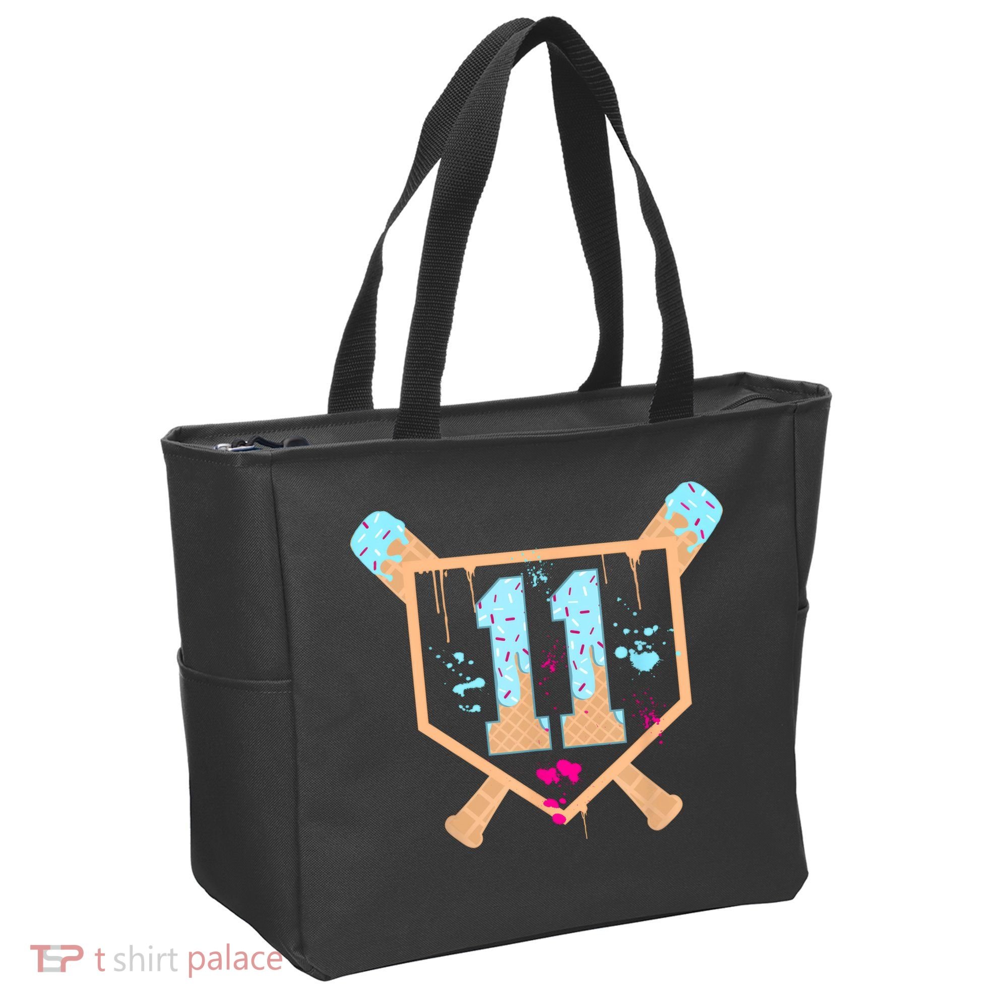 Baseball 11 Year Old Ice Cream Drip 11th Birthday Boy 11  Tote Bag