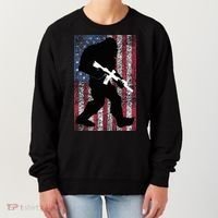 Bigfoot 2nd Amendment Right To Bear Arms Gift For Gun Owner Women's Sweatshirt thumb 0