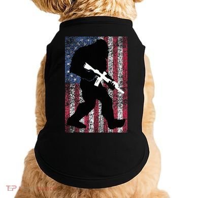 Bigfoot 2nd Amendment Right To Bear Arms Gift For Gun Owner Doggie Tank