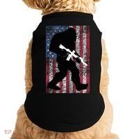 Bigfoot 2nd Amendment Right To Bear Arms Gift For Gun Owner Doggie Tank thumb 0