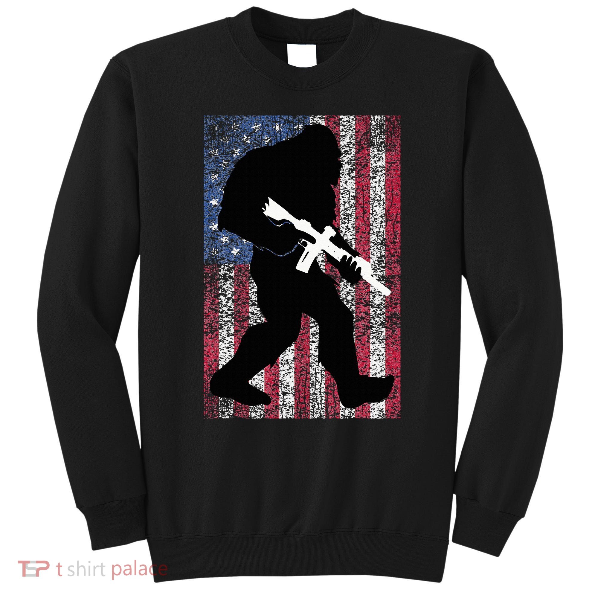 Bigfoot 2nd Amendment Right To Bear Arms Gift For Gun Owner Sweatshirt