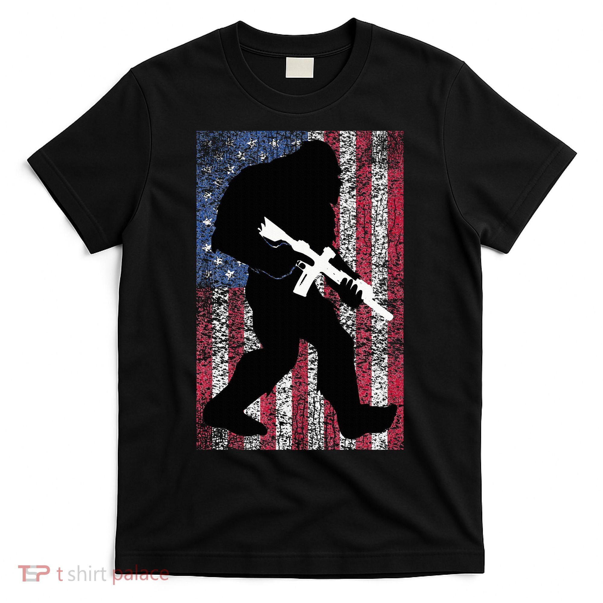 Bigfoot 2nd Amendment Right To Bear Arms Gift For Gun Owner T-Shirt