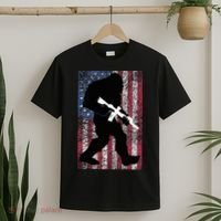 Bigfoot 2nd Amendment Right To Bear Arms Gift For Gun Owner T-Shirt thumb 2