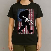 Bigfoot 2nd Amendment Right To Bear Arms Gift For Gun Owner T-Shirt thumb 4