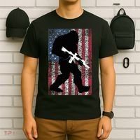 Bigfoot 2nd Amendment Right To Bear Arms Gift For Gun Owner T-Shirt thumb 6