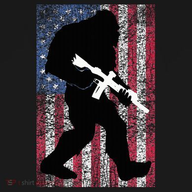 Bigfoot 2nd Amendment Right To Bear Arms Gift For Gun Owner Bucket Hat