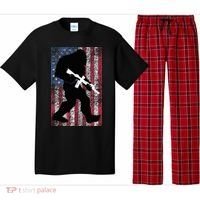 Bigfoot 2nd Amendment Right To Bear Arms Gift For Gun Owner Pajama Set thumb 0