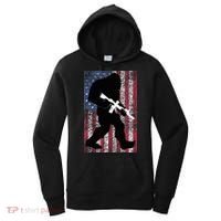 Bigfoot 2nd Amendment Right To Bear Arms Gift For Gun Owner Women's Hoodie thumb 0