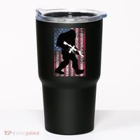 Bigfoot 2nd Amendment Right To Bear Arms Gift For Gun Owner Tumbler thumb 0
