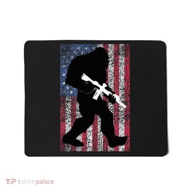 Bigfoot 2nd Amendment Right To Bear Arms Gift For Gun Owner Mousepad