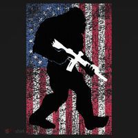 Bigfoot 2nd Amendment Right To Bear Arms Gift For Gun Owner Women's Tank Top thumb 5