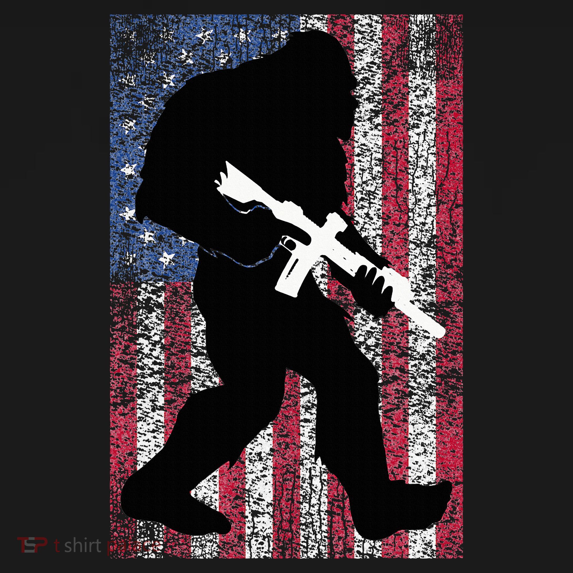 Bigfoot 2nd Amendment Right To Bear Arms Gift For Gun Owner Women's Tank Top