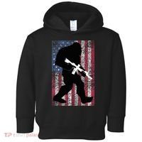 Bigfoot 2nd Amendment Right To Bear Arms Gift For Gun Owner Toddler Hoodie thumb 0
