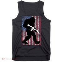 Bigfoot 2nd Amendment Right To Bear Arms Gift For Gun Owner Tank Top thumb 0