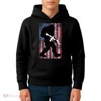 Bigfoot 2nd Amendment Right To Bear Arms Gift For Gun Owner Kids Hoodie thumb 4
