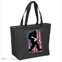 Bigfoot 2nd Amendment Right To Bear Arms Gift For Gun Owner Tote Bag thumb 2