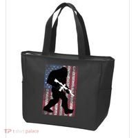 Bigfoot 2nd Amendment Right To Bear Arms Gift For Gun Owner Tote Bag thumb 3