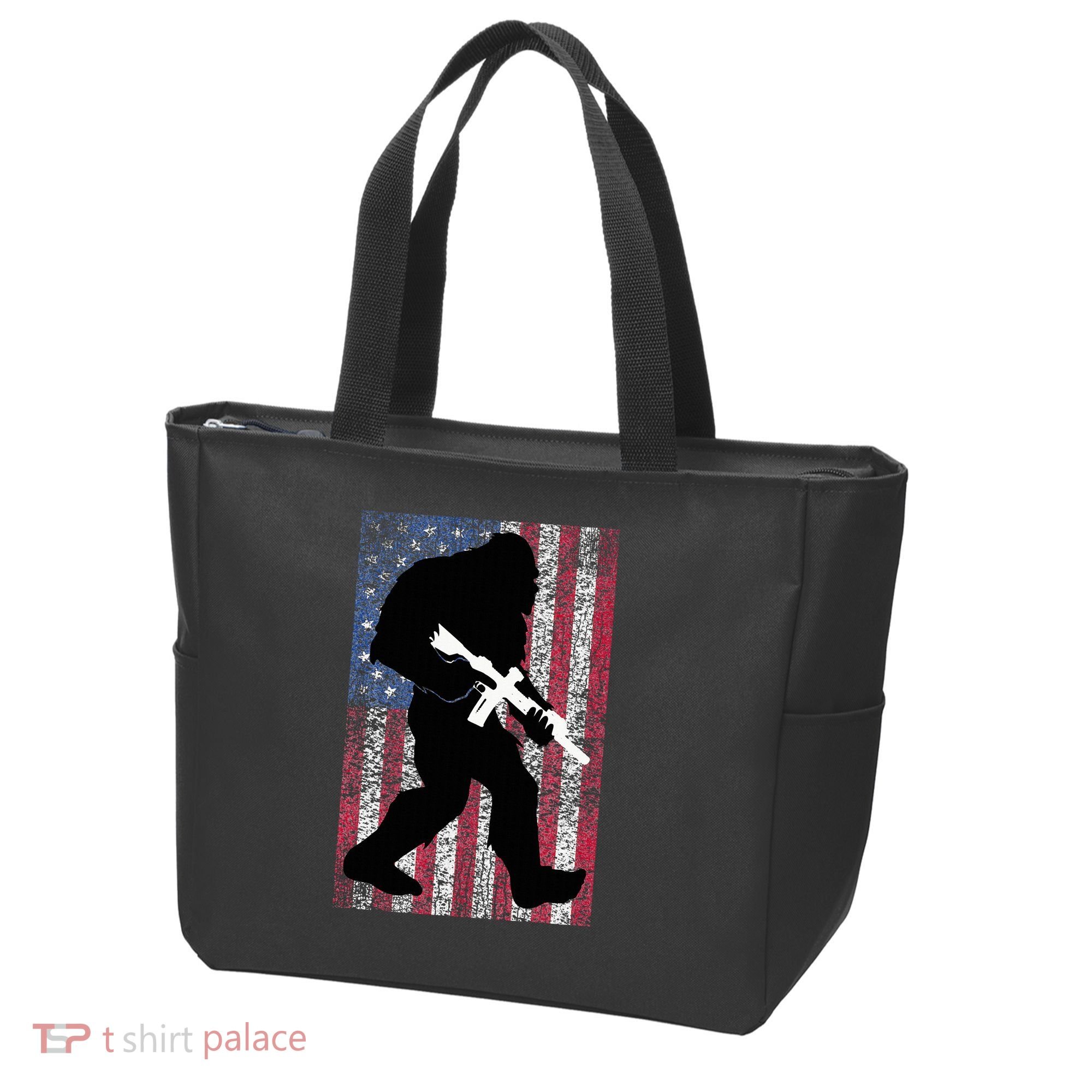 Bigfoot 2nd Amendment Right To Bear Arms Gift For Gun Owner Tote Bag