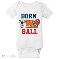 Born 2 Ball 2nd Birthday Sports 2 Year Old Second Bday Baby Bodysuit thumb 0