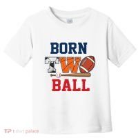 Born 2 Ball 2nd Birthday Sports 2 Year Old Second Bday Toddler T-Shirt thumb 0