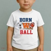 Born 2 Ball 2nd Birthday Sports 2 Year Old Second Bday Toddler T-Shirt thumb 2
