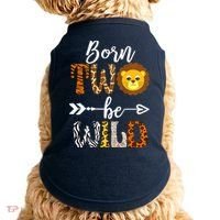 Born 2 Be Wild Birthday Decorations Girl Boy Baby Lion 2nd Doggie Tank thumb 0