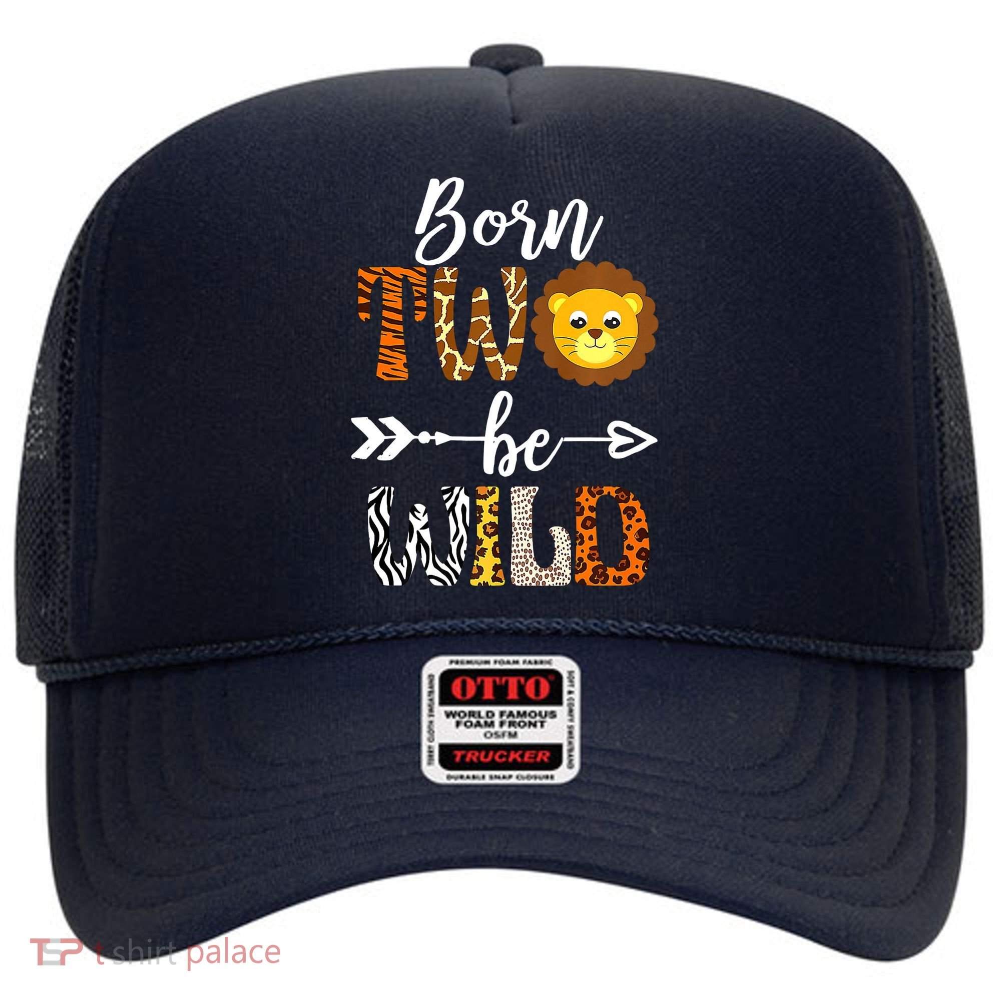 Born 2 Be Wild Birthday Decorations Girl Boy Baby Lion 2nd Hat
