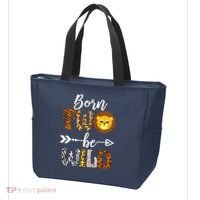 Born 2 Be Wild Birthday Decorations Girl Boy Baby Lion 2nd Tote Bag thumb 3