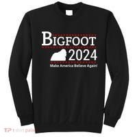 Bigfoot 2024 Make America Believe Again! Sweatshirt thumb 0