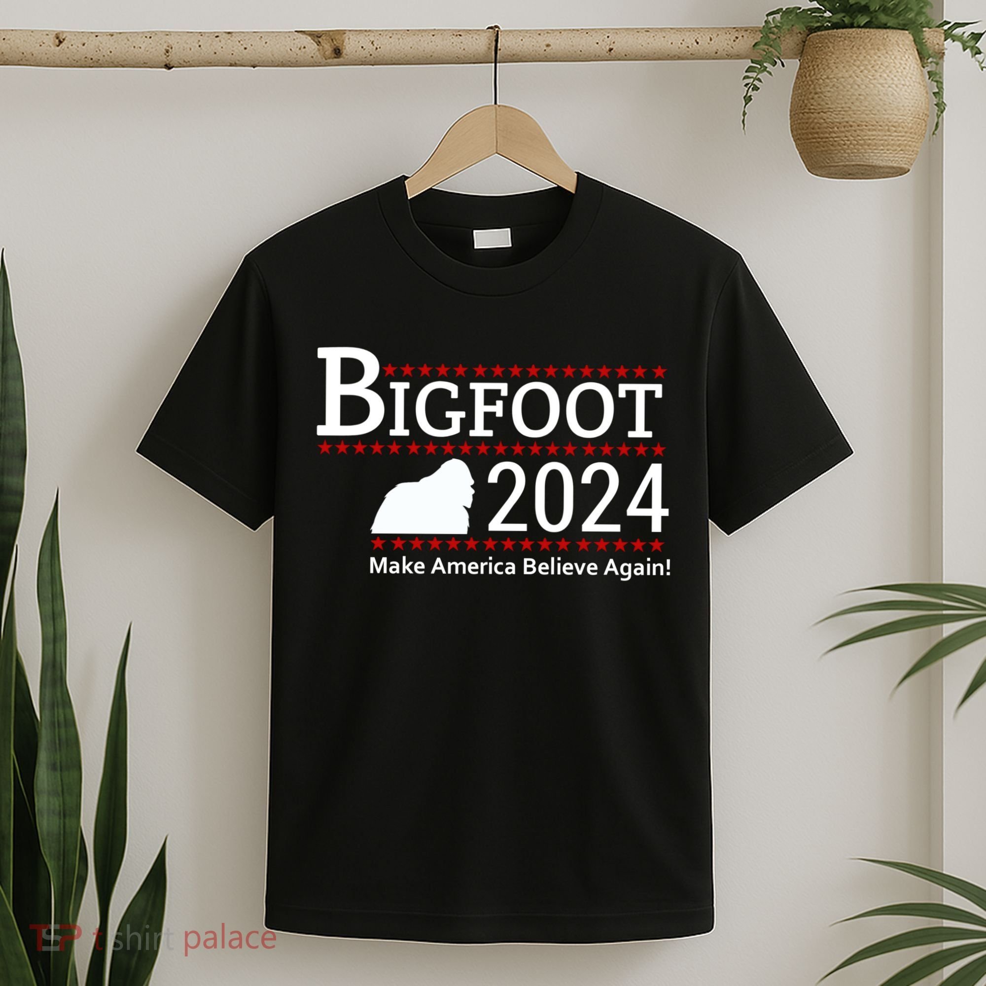Bigfoot 2024 Make America Believe Again! T-Shirt