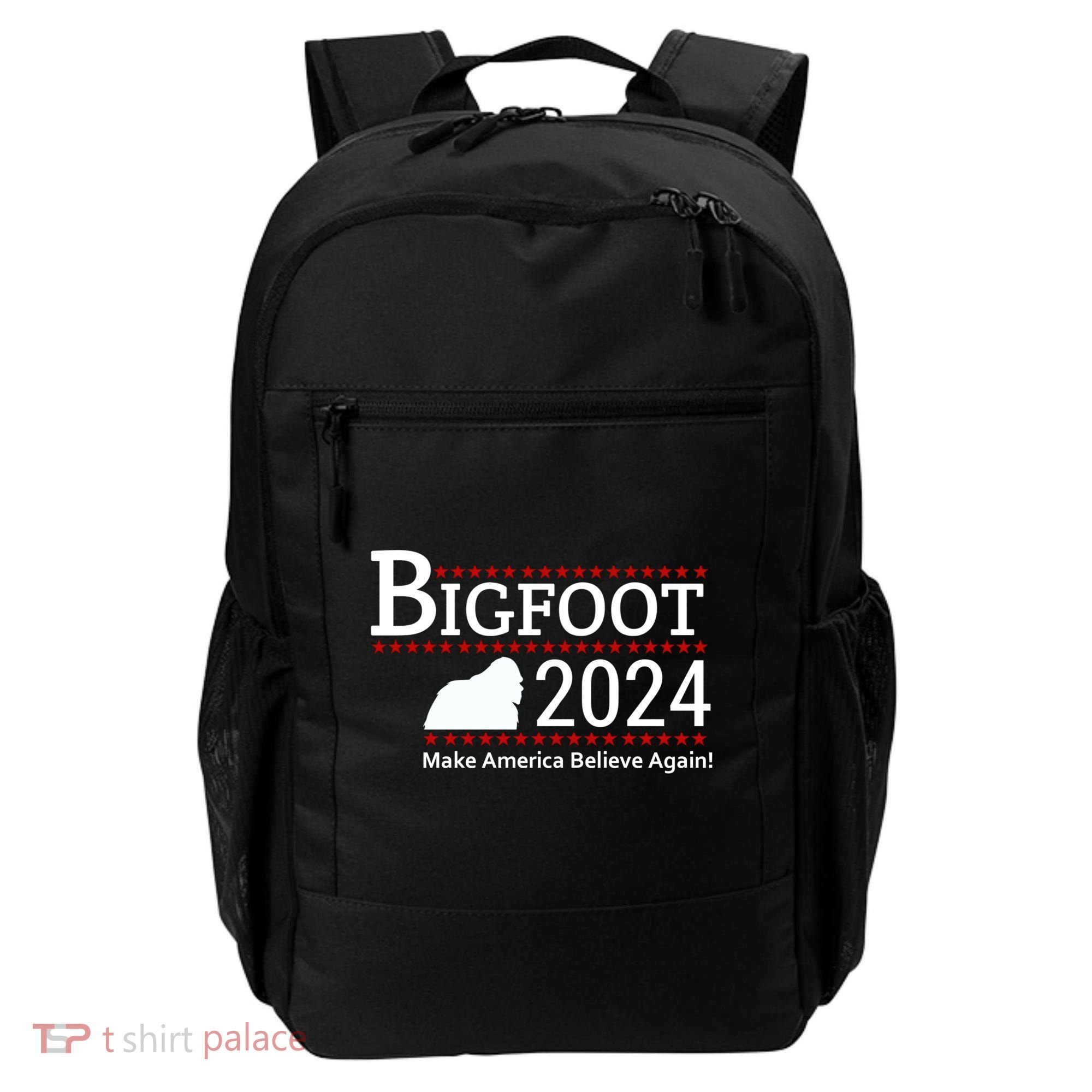 Bigfoot 2024 Make America Believe Again! Backpack