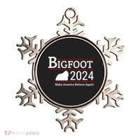 Bigfoot 2024 Make America Believe Again! Ornament thumb 0