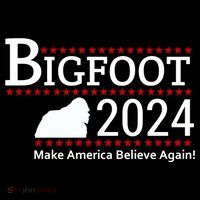 Bigfoot 2024 Make America Believe Again! Ornament thumb 1