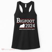 Bigfoot 2024 Make America Believe Again! Women's Tank Top thumb 0