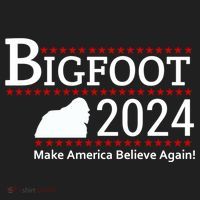 Bigfoot 2024 Make America Believe Again! Hat thumb 2