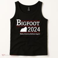 Bigfoot 2024 Make America Believe Again! Tank Top thumb 2