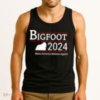 Bigfoot 2024 Make America Believe Again! Tank Top thumb 3