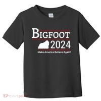 Bigfoot 2024 Make America Believe Again! Toddler T-Shirt thumb 0